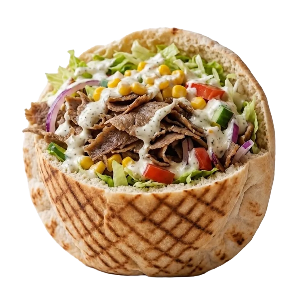 Kebab i pitabrød